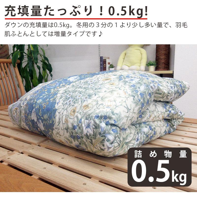 西川（nishikawa） 西川カバー付き 羽毛肌布団 ポーランド産ホワイ