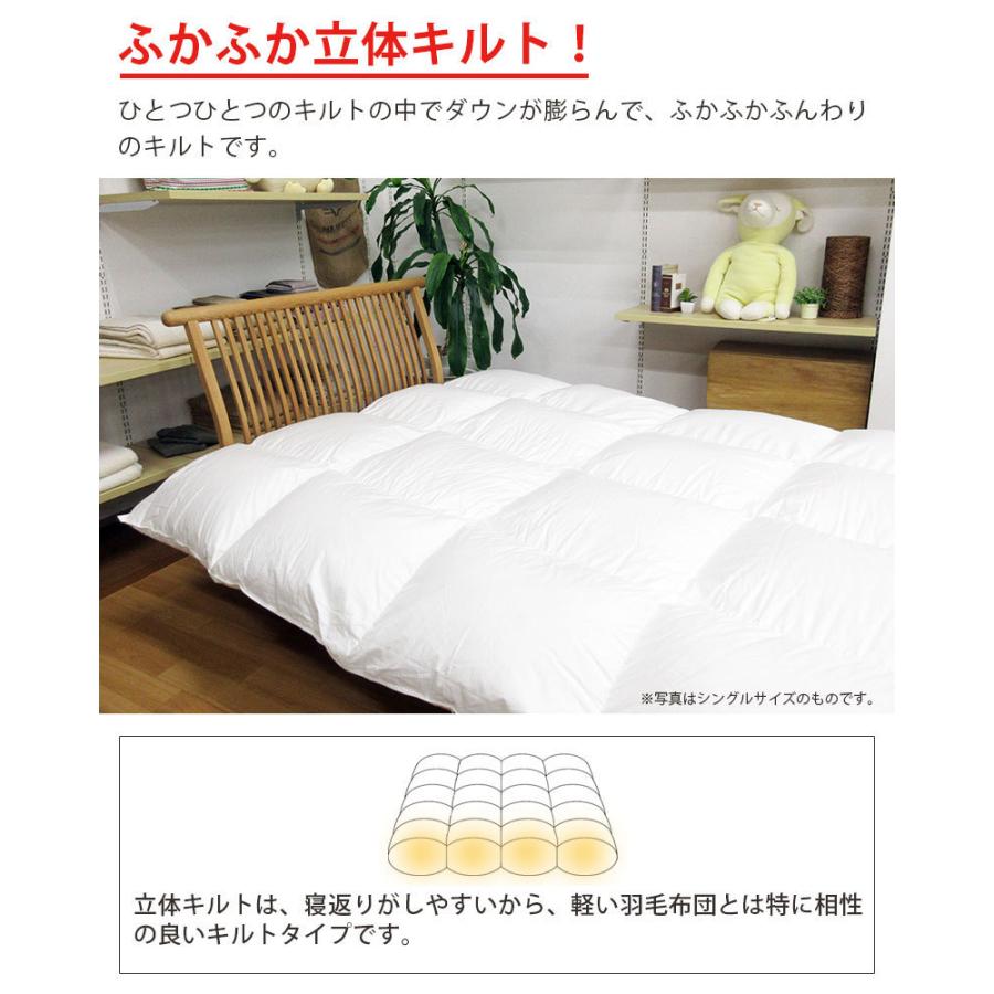 吉澤 ①羽毛布団　新品未使用品 西川（nishikawa） 羽毛布団 ランドリエ コインランドリー対応