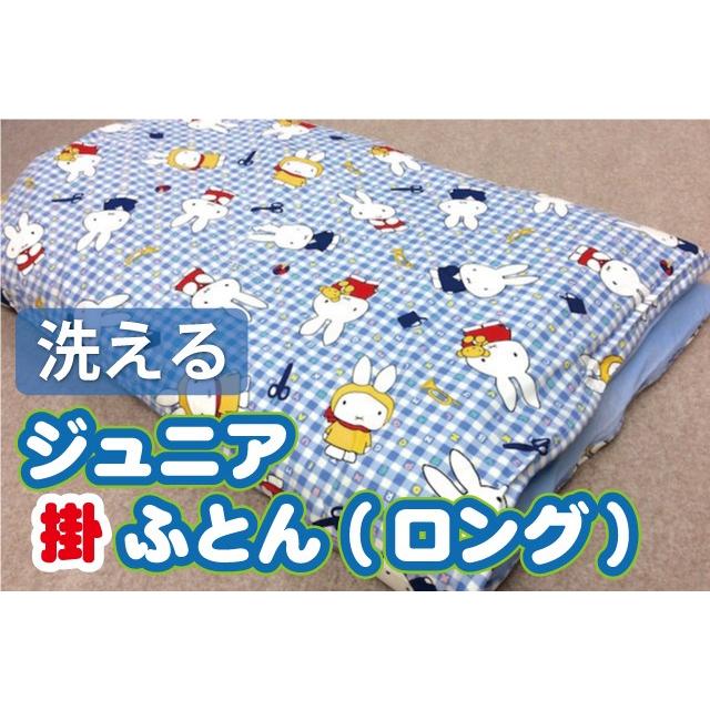 【洗える】ジュニア掛ふとん【ロング】(ヌード布団・柄カバー付) インビスタ