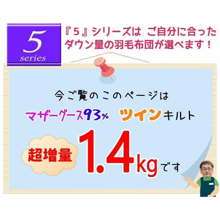 2層式羽毛布団ハンガリーダウン90%1.4kg増量ブルー 2層式羽毛布団ハンガリーダウン90%1.4kg増量ブルー 西川 羽毛