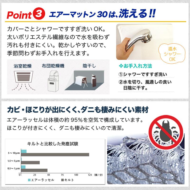 Fine-Airシリーズ シングル　エアマットレス S エアーマットンS 日本製 マットレス 日本製 高反発 シングル エアーマットン30 軽量