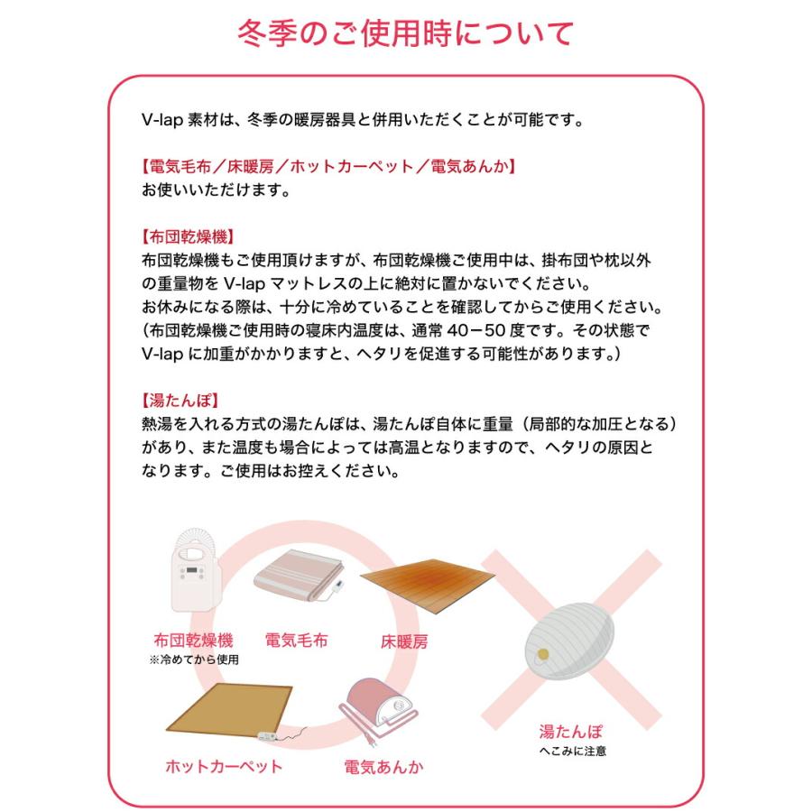 マットレス シングル 軽量 敷布団 【 日本製 テイジン V-Lap使用 】 体