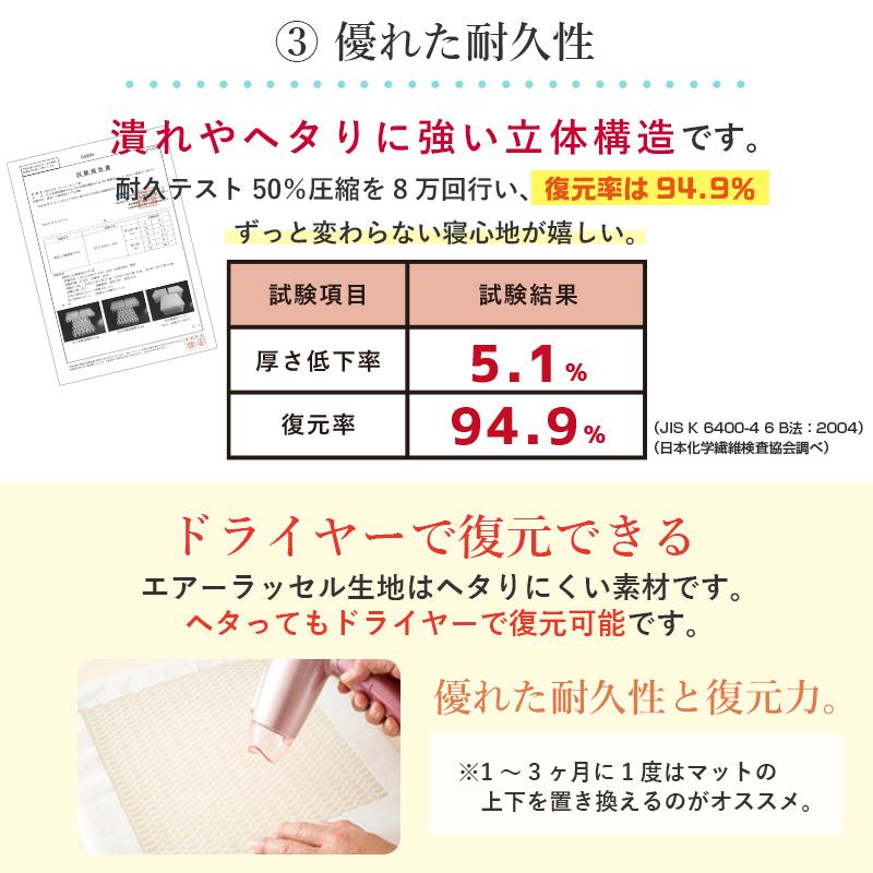 日本製 ファインエアー 高反発 座布団 2人用 洗える 高反発クッション