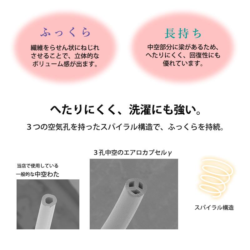 掛け布団 洗濯機で洗える 二枚合わせ セミダブルロング 洗える布団 2枚