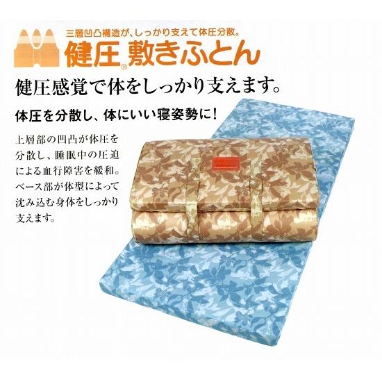 西川 健圧敷きふとん しっかりハードタイプ シングル : WATAYU ヤフー