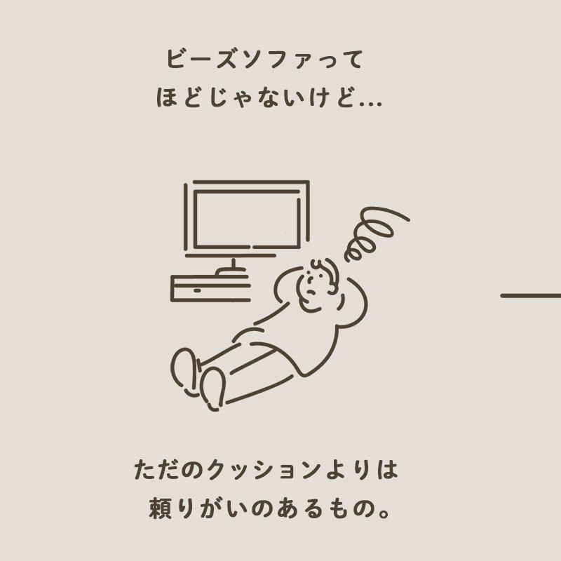 MOGU（モグ） 当店限定販売 気持ちいい大きなクッション 60cm角 ビーズ