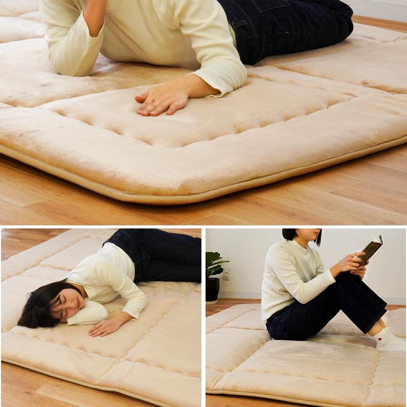 こたつ敷き布団 暖かいラグマット 厚手ラグ 長方形 3畳 190×260cm 日本