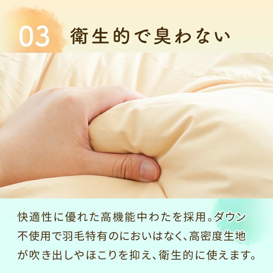 羽毛布団 増量 SDGS リフレッシュ羽毛 高密度生地 清潔 安心 日本製A⑩ 羽毛布団 増量 SDGS リフレッシュ羽毛 高密度生地 清潔 安心