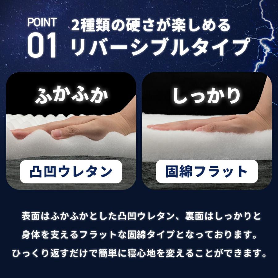 敷布団 シングル 極厚 日本製 高反発 リバーシブル 厚み11cm