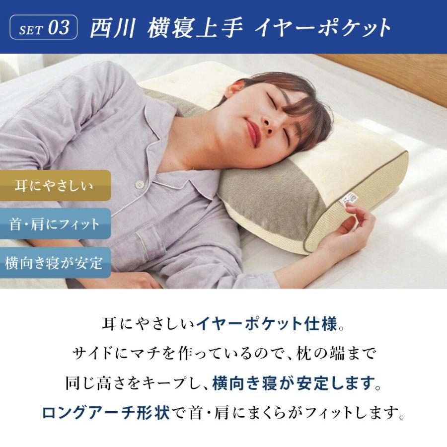 布団セット シングル 3点セット ダウン90％羽毛布団 西川 三つ折り 高 