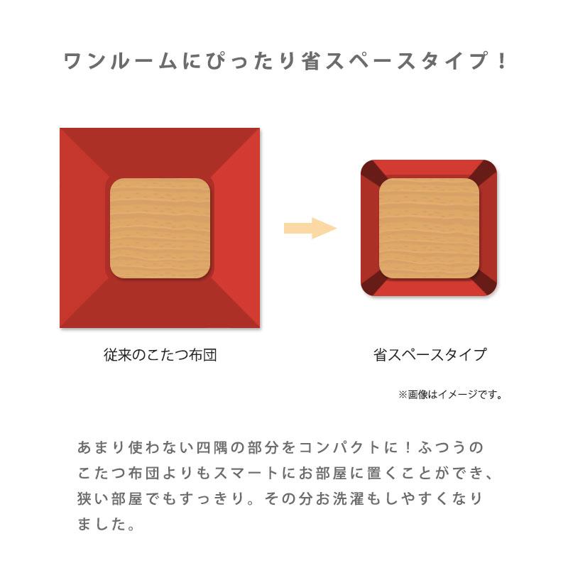 こたつ布団 正方形 80×80cm 省スペース 裏フランネル 和風 和モダン 洗える こたつ掛け布団｜futon｜08