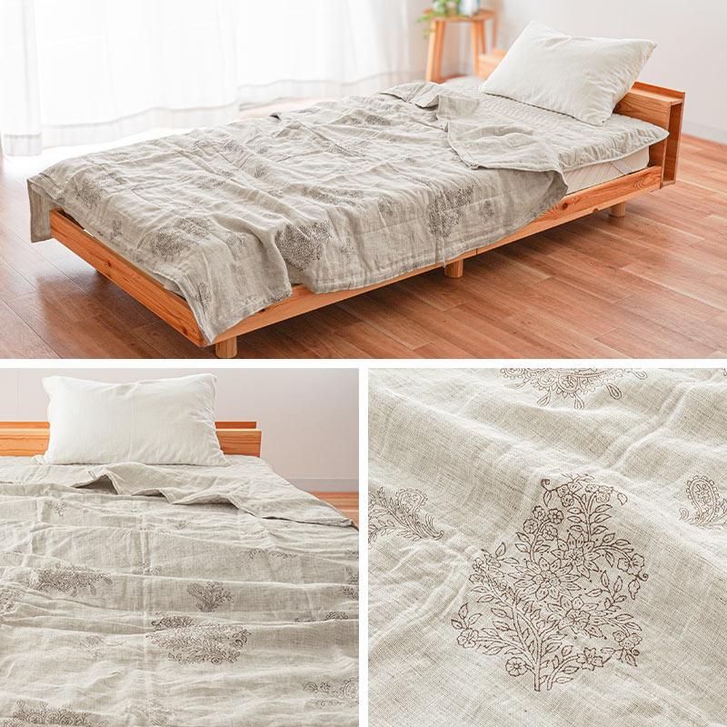 ROMANCE小杉 ・麻 100%敷き布団 100x200 cm ロマンス小杉 肌掛け布団 シングル 日本製 麻100％ リネン