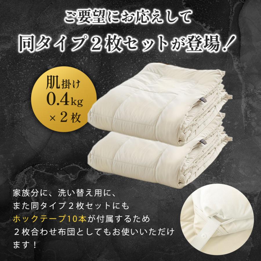 西川（nishikawa） 掛け布団 肌掛け布団 シングル 2枚セット 夏用