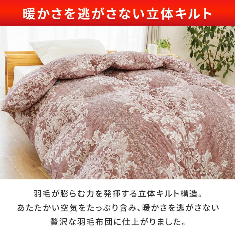 羽毛布団 ダブル フランス産 ダックダウン85％ 1.3kg 日本製 掛け布団 エクセルゴールドラベル |  | 10