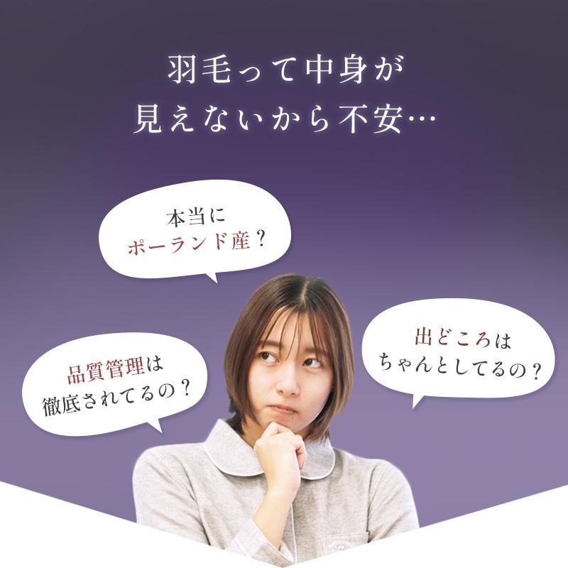 羽毛布団 ダブル プレミアムゴールドラベル マザーグース95% オール