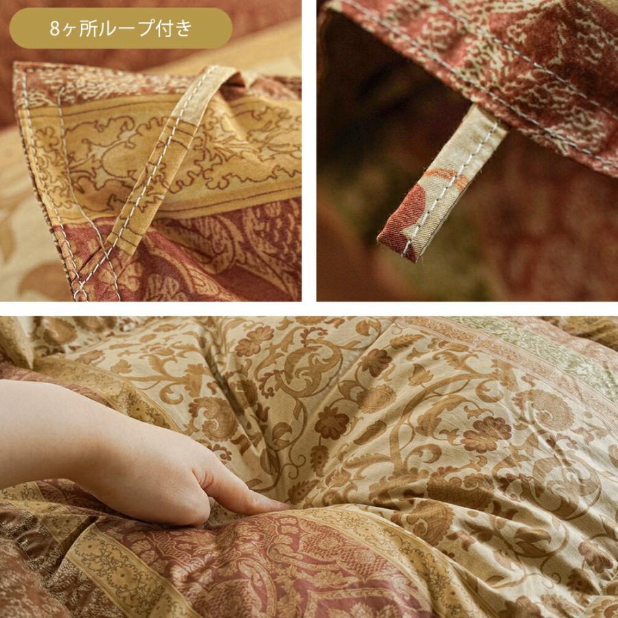 羽毛布団 ダブル マザーグース 2層 超長綿 ロイヤル SK6492ピンク 羽毛布団 シングル マザーグース 二層 超長綿 日本製 SK6492-ピンク