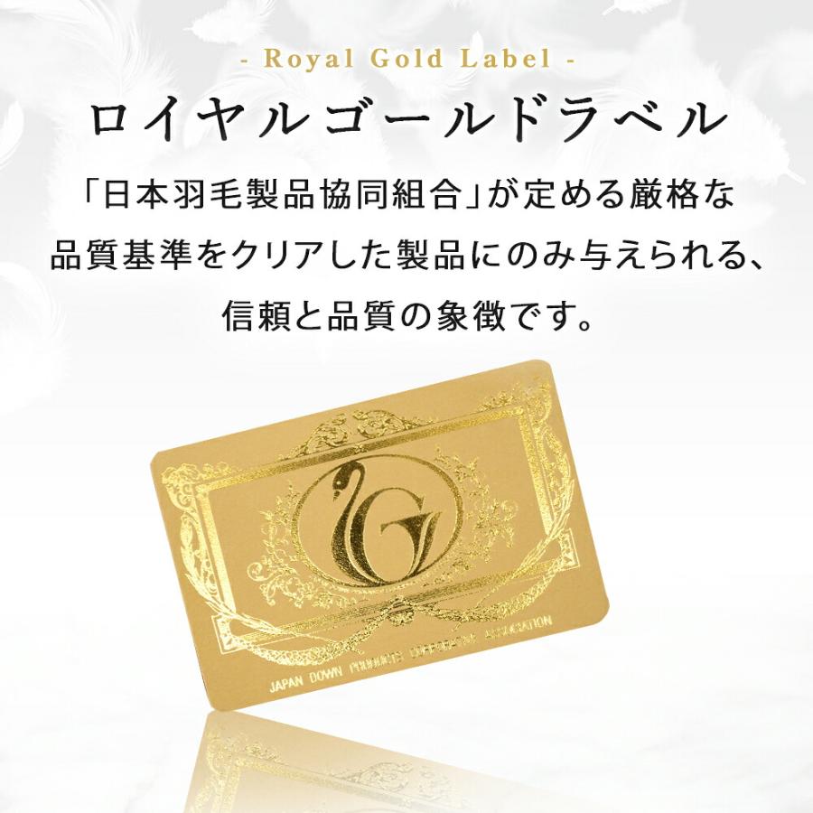 羽毛布団 ダブル 日本製 フランス産ダウン90％ 1.3kg 立体キルト 国内