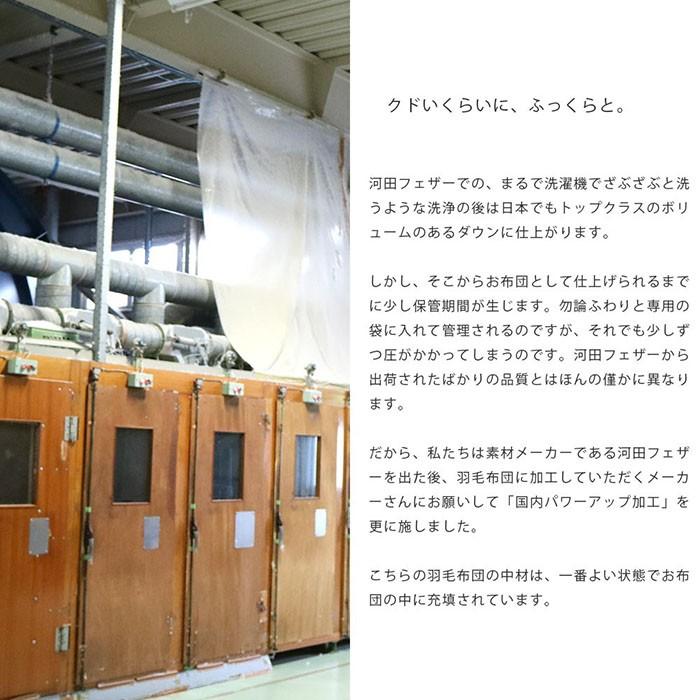 羽毛布団 キング 日本製 フランス産ダウン90％ 1.7kg 国内洗浄