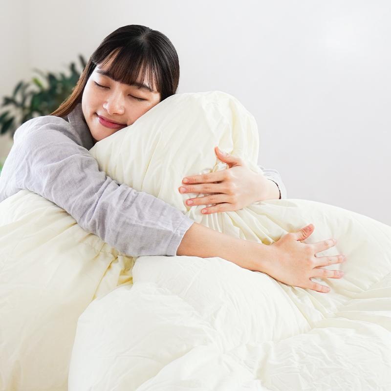 羽毛布団 クイーン プレミアムゴールドラベル マザーグース95% 80超長