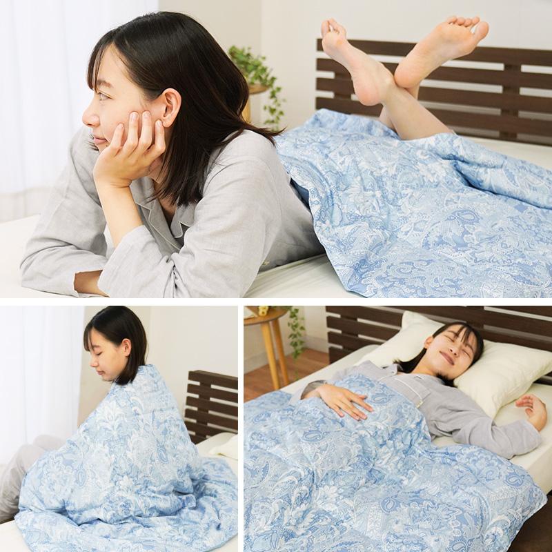 昭和西川 羽毛肌掛け布団 ハーフサイズ ダウン50% 夏 夏用 昭和西川 羽毛肌掛け布団 ハーフサイズ ダウン50% 夏 夏用