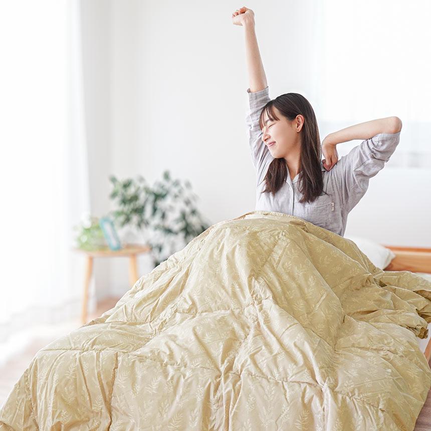 ダウンケット 羽毛肌掛け布団 ふとん シングル 西川 ダウン85  