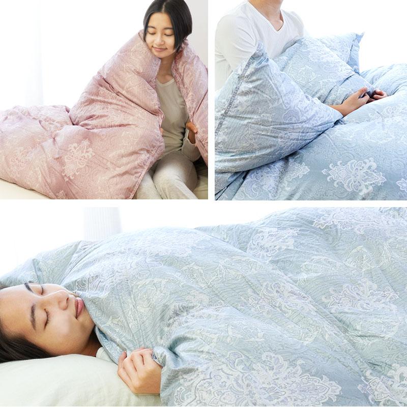 羽毛布団 シングル カナダ産 マザーグースダウン95％ 増量1.3kg 日本製