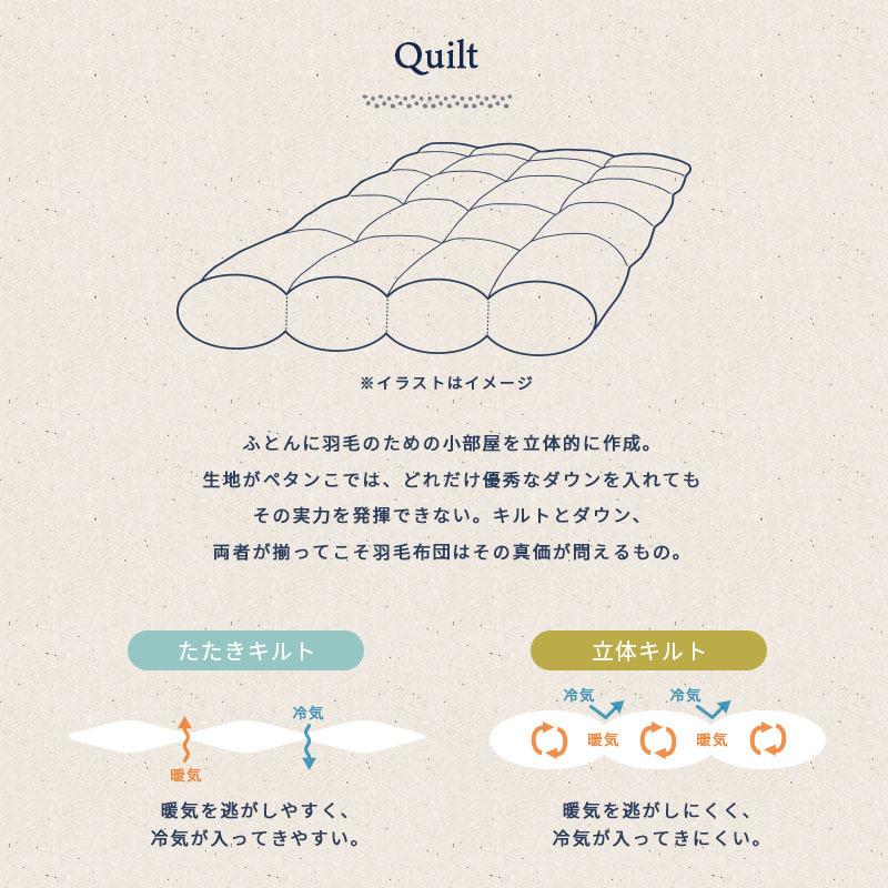 羽毛布団 シングル ホワイトダウン90％ 増量1.2kg 日本製 ねこ柄 国内パワーアップ加工 秋冬 冬用 国産 羽毛掛け布団 ねこと夜 |  | 07
