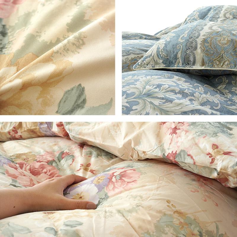 羽毛布団　ダウン90%花柄掛け布団 150x210cm 羽毛布団 ダウン90%花柄掛け布団 150x210cm