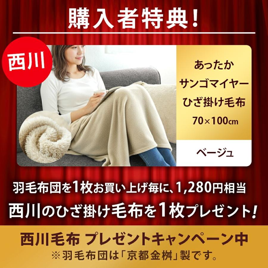 コインランドリーで洗える羽毛布団 シングル チェコ産ホワイトダウン85