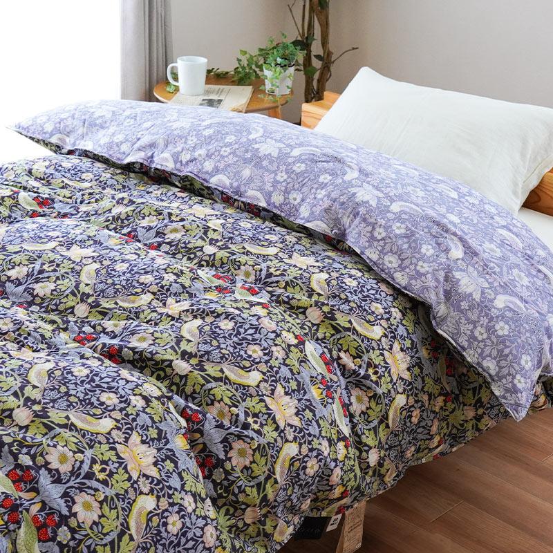 真綿羽毛ふとん専用カバー 西川真綿・羽毛 シルク掛けふとんカバー