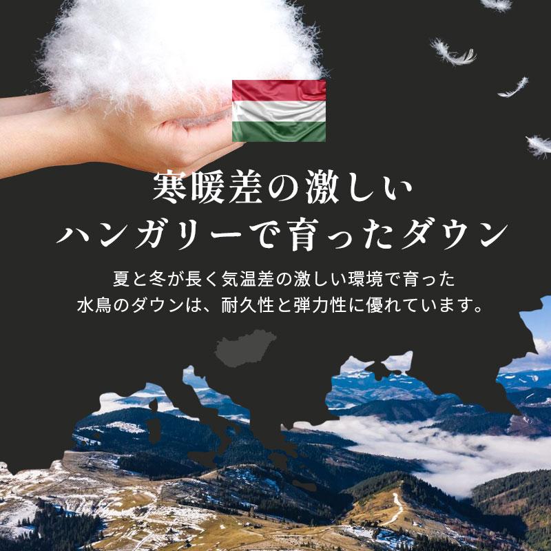 羽毛布団 シングル超ロング 150×230cm ハンガリー産ホワイトダウン90％羽毛掛け布団 日本製 京都羽毛 |  | 05
