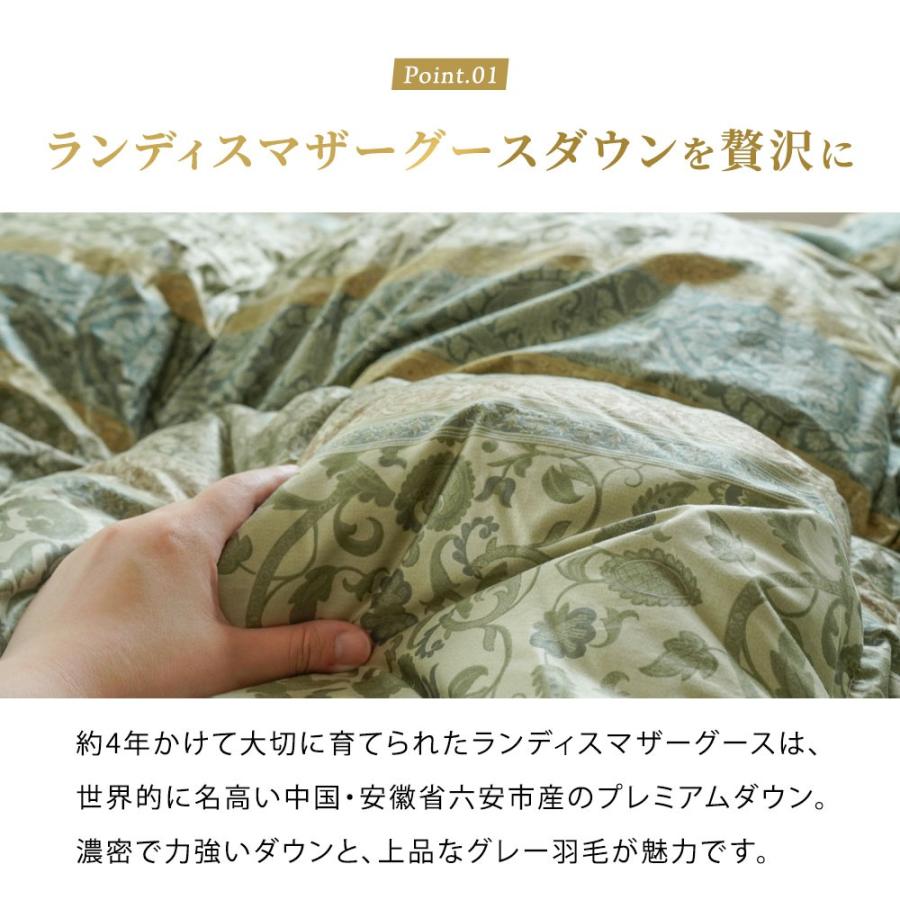 羽毛布団　ダウン70% フェザー30% シングル　綿100% 1.5キロ 羽毛布団 シングル マザーグース ダウン97％ 1.0kg 日本製