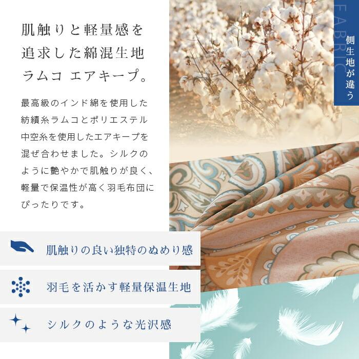 新品未開封品　西川 グースダウン93% ダウンパワー410 シングルサイズ 西川 羽毛布団 グースダウン93％ リーフ柄 シングルロング