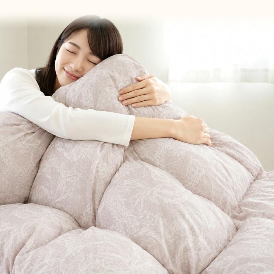 羽毛布団 シングル 日本製 掛け布団 冬 ダウン85％ 1.2kg 立体キルト 暖かい 京都羽毛 初 ui 350dp |  | 14