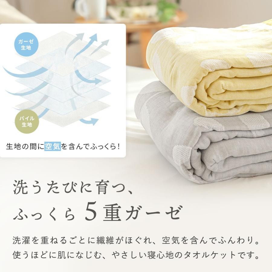 今治タオル（imabari towel） タオルケット 今治 シングル 日本製 5重