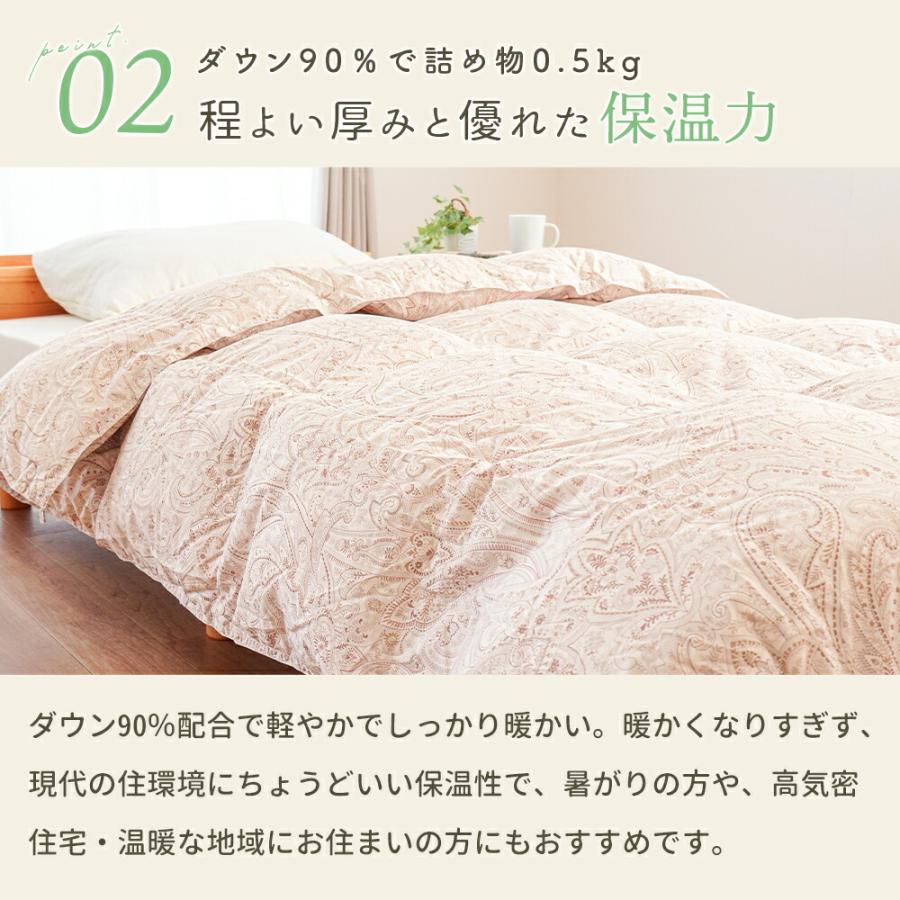 西川（nishikawa） 羽毛合掛け布団 シングル シングルロング ホワイト