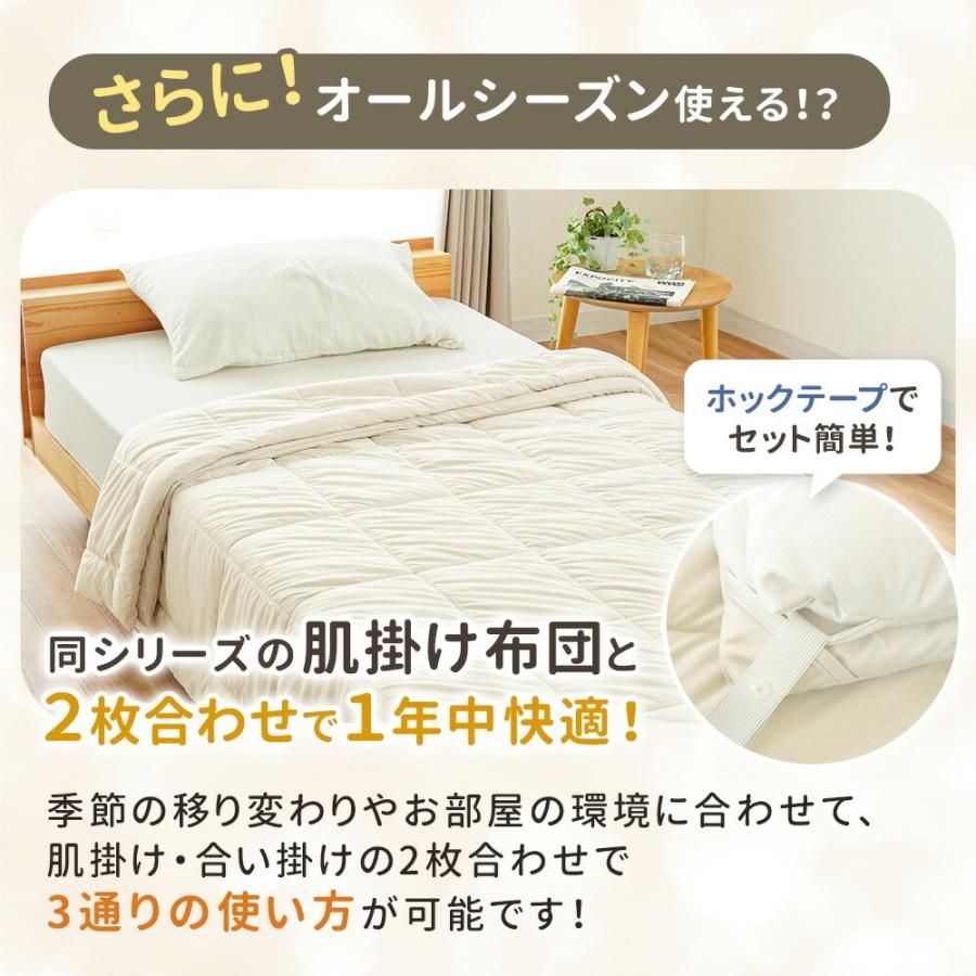 西川（nishikawa） 掛け布団 シングル 春 秋 合掛け布団 150×210cm