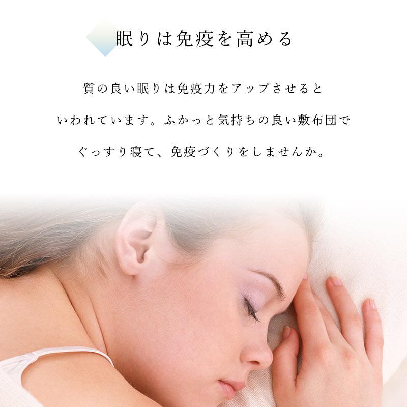 敷布団 敷き布団 ダブル 体圧分散くんデラックス ふとん ウール100% 極