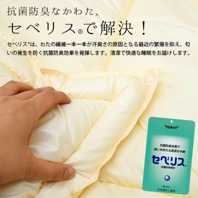 洗える布団 掛け布団 シングル 日本製 セベリスα 抗菌防臭 洗える布団 掛け布団 シングル 日本製 セベリスα 抗菌防臭