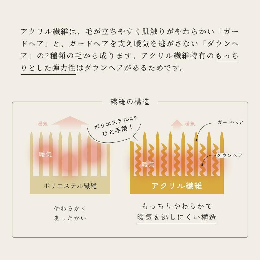 西川（nishikawa） 暖かい毛布 毛布 ダブル 日本製 衿付き2枚合わせ