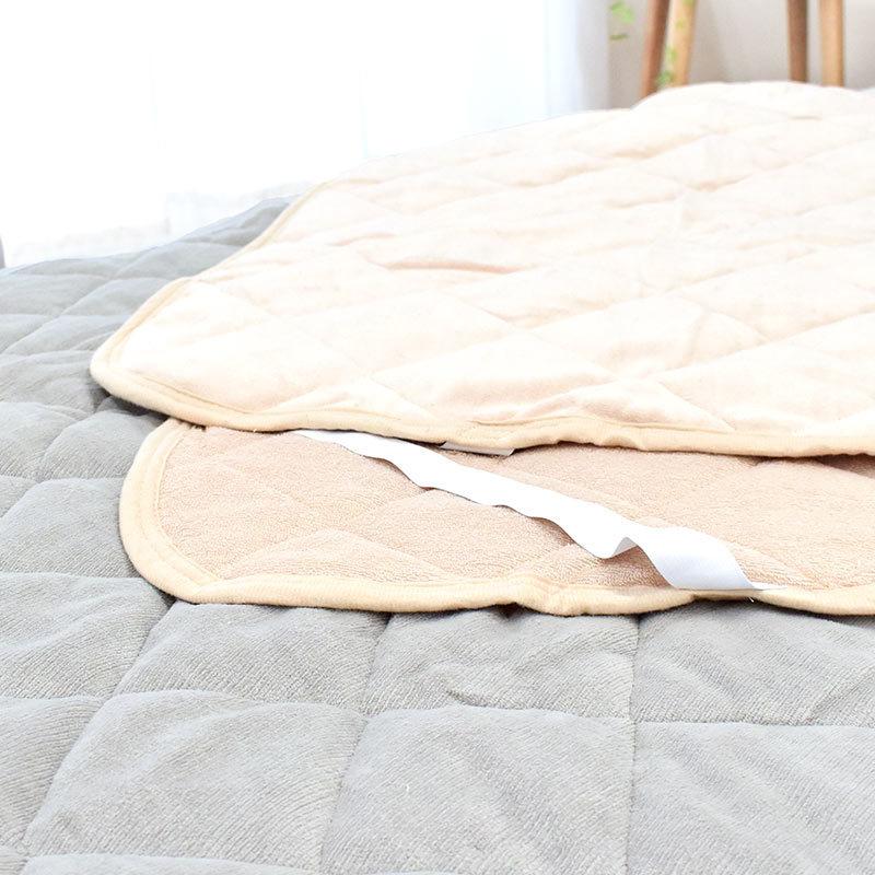 西川（nishikawa） 毛布 敷きパッド ダブル 綿100％パイル