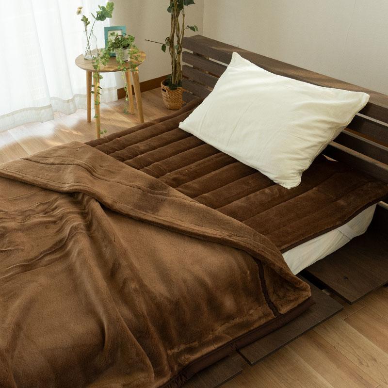 西川（nishikawa） 暖かい敷きパッド 冬 毛布 あったか敷きパッド