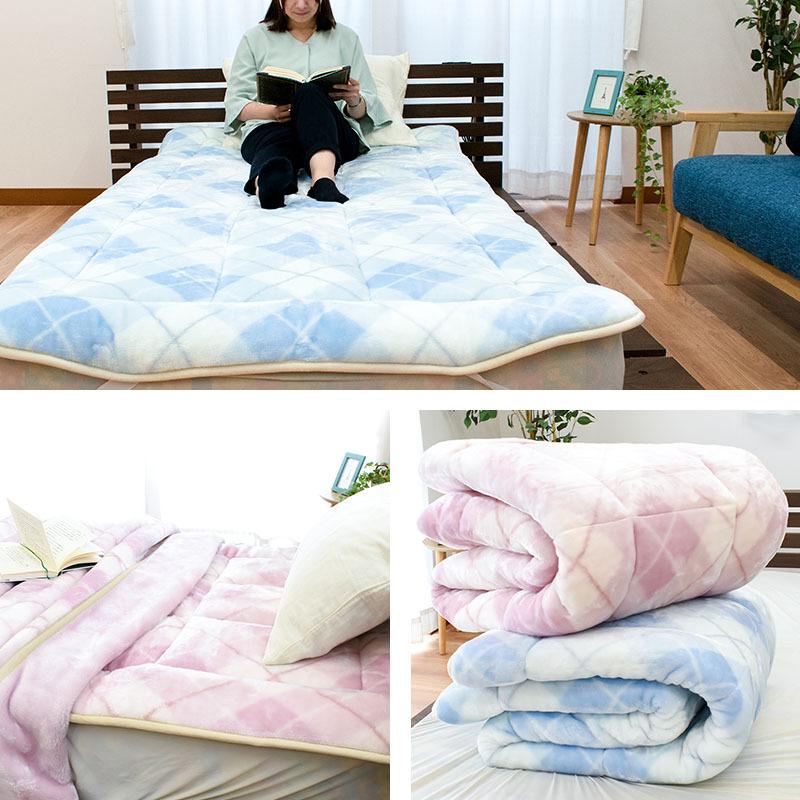 西川（nishikawa） 毛布 暖かい敷きパッド 冬 クイーン 日本製