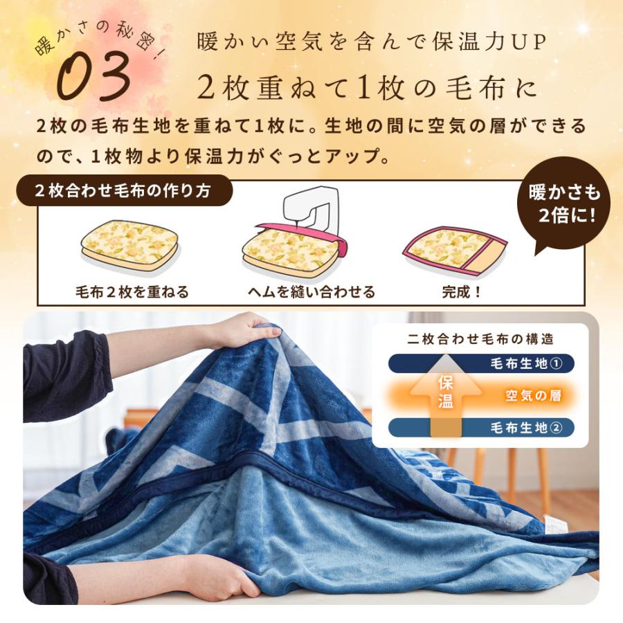 西川 暖かい毛布 毛布 シングル 吸湿発熱わた入り フランネル2枚 西川 暖かい毛布 毛布 シングル 吸湿発熱わた入り フランネル2枚