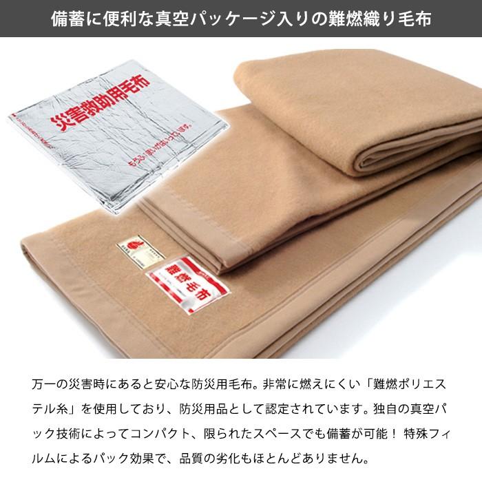 毛布 シングル 5枚 真空パック入り燃えにくい防災 難燃 防炎 掛け毛布