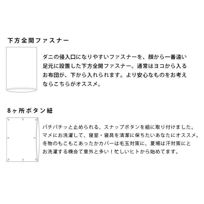 ミクロガード スタンダード 掛け布団カバー シングル 日本製 高密度 防