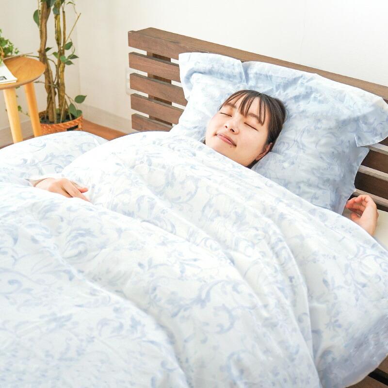 Qualial 西川 クオリアル 掛け布団カバー セミダブル 日本製 綿100