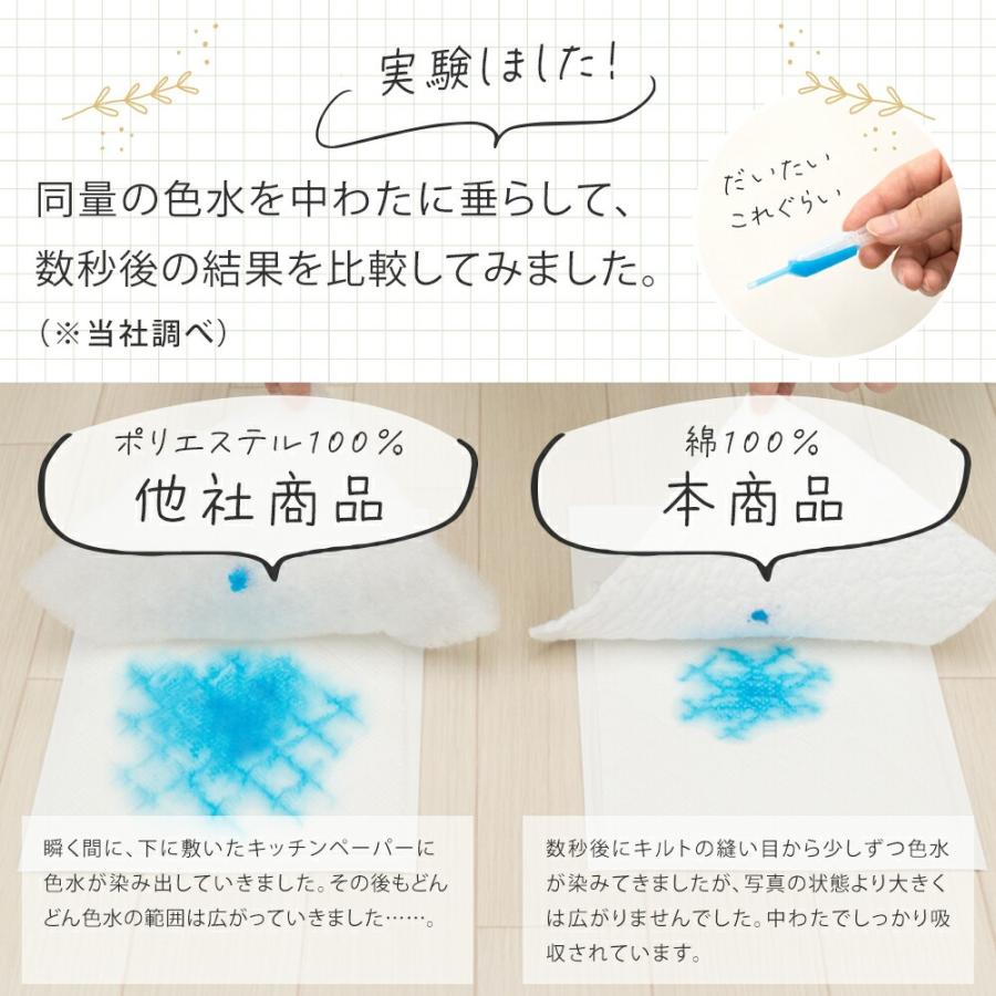 西川（nishikawa） 敷きパッド ファミリーサイズ 240×205cm 綿100％ 敷