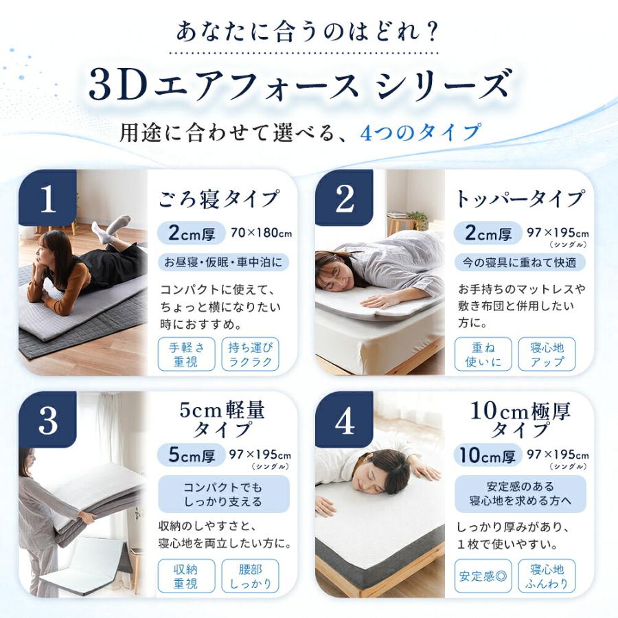 予約販売】 マットレス シングル 高反発 三つ折り 折りたたみ 体圧分散