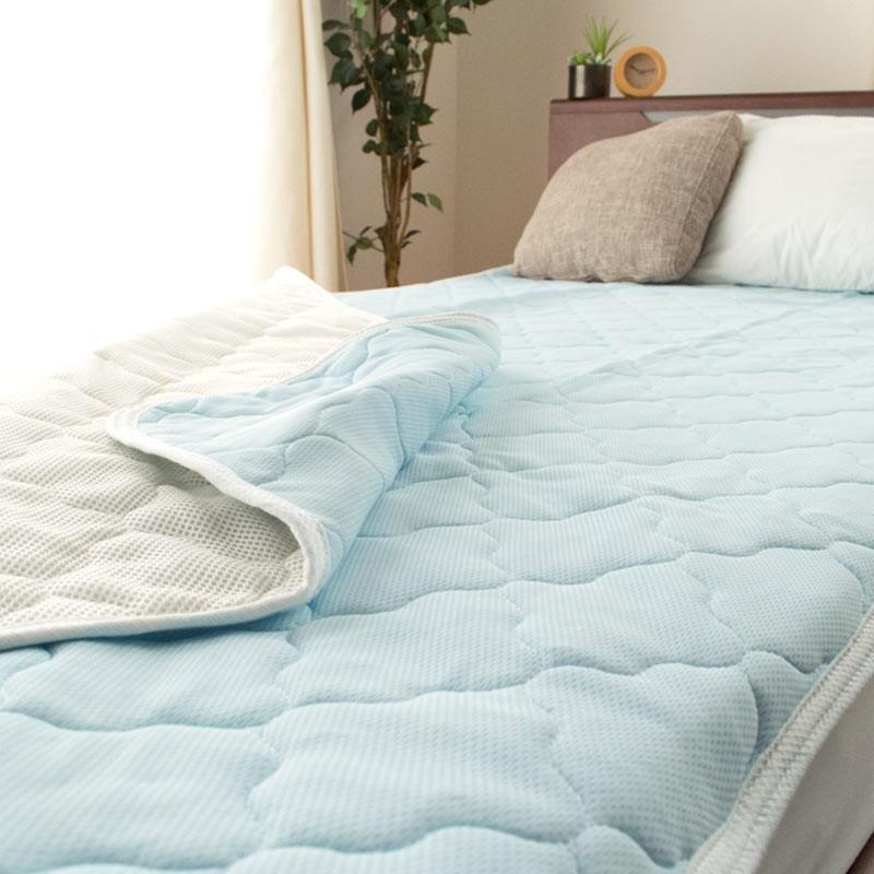 訳あり品 冷感敷きパッド 東京西川 接触冷感ひんやり シングル 東レ キュープ 夏用 抗菌 防臭 裏メッシュ 洗える敷パットシーツ こだわり安眠館 Paypayモール店 通販 Paypayモール